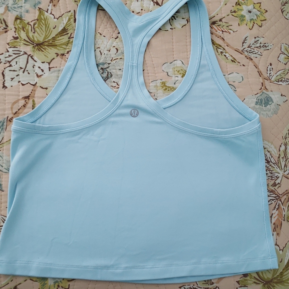 Lululemon light blue sports tank
